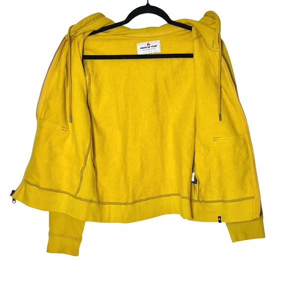 NEW American Giant Women's Relaxed Classic Full Zip Jacket in Golden Palm, Small - Picture 10 of 13